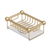 Perrin & Rowe Traditional Freestanding Soap Tray - Satin Brass