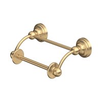 Perrin & Rowe Traditional Pivot Bar Toilet Roll Holder - Satin Brass