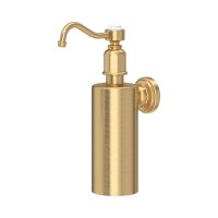 Perrin & Rowe Traditional Wall Mounted Soap Dispenser - Satin Brass