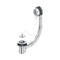 Perrin & Rowe Bath Waste & Overflow - Chrome