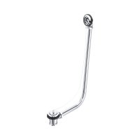 Perrin & Rowe Bath Waste & Overflow with Exposed Pipes - Chrome