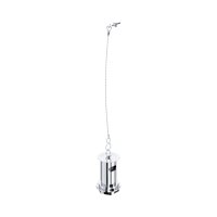 Perrin & Rowe Slotted Basin Waste with Metal Plug Stay & Chain - Chrome