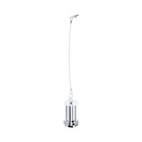 Perrin & Rowe Unslotted Basin Waste with Metal Plug Stay & Chain - Chrome