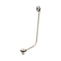 Perrin & Rowe Bath Waste & Overflow with Exposed Pipes - Nickel