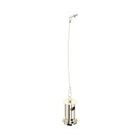 Perrin & Rowe Slotted Basin Waste with Metal Plug Stay & Chain - Nickel