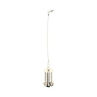 Perrin & Rowe Unslotted Basin Waste with Metal Plug Stay & Chain - Nickel