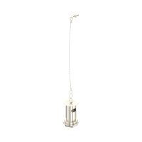 Perrin & Rowe Slotted Basin Waste with Metal Plug Stay & Chain - Pewter