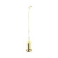 Perrin & Rowe Unslotted Basin Waste with Metal Plug Stay & Chain - Gold