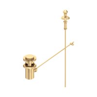 Perrin & Rowe Centreset Basin Pop-Up Waste - Satin Brass