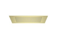 Roca Raindream 380 x 380mm Ceiling-Mounted Shower Head with Rain Function - Brushed Brass