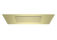 Roca Raindream 500 x 500mm Ceiling-Mounted Shower Head with Rain & Waterfall Functions - Brushed Brass