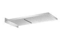 Roca Raindream 270 x 587mm Wall-Mounted Shower Head with Rain & Waterfall Functions - Chrome