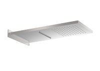 Roca Raindream 270 x 587mm Wall-Mounted Shower Head with Rain & Waterfall Functions - Stainless Steel 