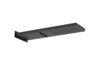 Roca Raindream 165 x 537mm Wall-Mounted Shower Head with Rain & Waterfall Functions - Matt Black