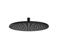 Roca Raindream 300 x 300mm Extraslim Round Rain Shower Head - Brushed Titanium Black