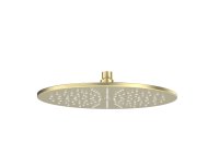 Roca Raindream 300 x 300mm Extraslim Round Rain Shower Head - Brushed Brass