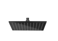 Roca Raindream 300 x 300mm Extraslim Square Rain Shower Head - Titanium Black