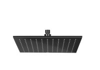 Roca Raindream 300 x 300mm Extraslim Square Rain Shower Head - Brushed Titanium Black