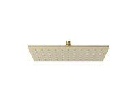 Roca Raindream 300 x 300mm Extraslim Square Rain Shower Head - Brushed Brass