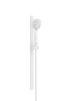 Roca Stella Shower Kit with Handshower, Rail & Hose - Matt White