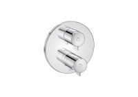 Roca T-500 Thermostatic Bath/Shower Mixer with Automatic Diverter (2 Ways) - Chrome