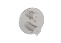 Roca T-500 Thermostatic Bath/Shower Mixer with Automatic Diverter (2 Ways) - Stainless Steel