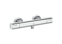 Roca T-500 Wall-Mounted Thermostatic Shower Mixer - Chrome