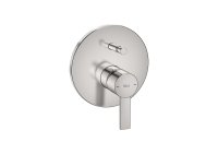 Roca Targa Built-In 2 Way Bath-Shower Mixer - Stainless Steel 