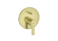 Roca Targa Built-In 2 Way Bath-Shower Mixer - Brushed Brass