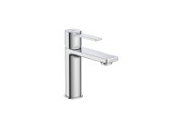 Roca Targa Small Smooth Body Cold Start Basin Mixer - Chrome