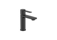 Roca Targa Small Smooth Body Cold Start Basin Mixer - Matt Black
