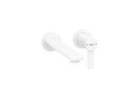 Roca Targa Wall Mounted Basin Mixer - Matt White