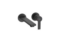 Roca Targa Wall Mounted Basin Mixer - Matt Black