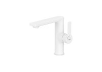 Roca Targa Large Smooth Body Cold Start Basin Mixer - Matt White