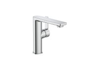 Roca Targa Large Smooth Body Cold Start Basin Mixer - Chrome
