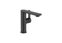 Roca Targa Large Smooth Body Cold Start Basin Mixer - Matt Black