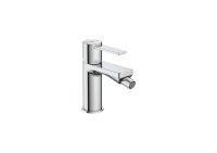 Roca Targa Smooth Body Bidet Mixer with Flexible Hoses - Chrome