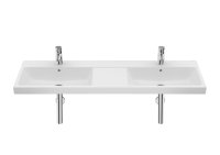 Roca The Gap 1400mm Double Wall-Hung Basin - White