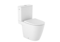 Roca Ona Close-Coupled Rimless Toilet - Matt White