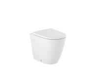 Roca Ona Back-to-Wall Rimless Toilet - Matt White