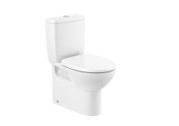Roca Victoria Compact Close-Coupled Rimless Toilet with Dual Outlet