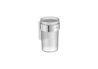 Roca Victoria Wall-Mounted Glass Tumbler - Chrome