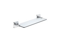 Roca Victoria 350mm Glass Shelf - Chrome