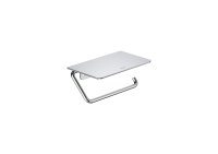 Roca Victoria Toilet Roll Holder With Cover - Chrome