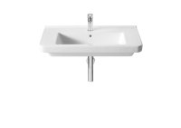 Roca Dama-N 850mm Wall-Hung 1 Tap Hole Basin - White