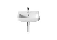 Roca Dama-N Compact 450mm Wall-Hung 1 Tap Hole Basin - White