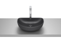 Roca Optica 450mm Arc Countertop Basin - Matt Black