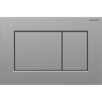 Geberit Sigma 01 Square Dual Flush Plate with Anti Fingerprint Coating - Matt Chrome - Stock Clearance