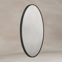 Origins Living Delphine 550 x 800mm Oval Mirror - Black