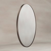 Origins Living Delphine 550 x 800mm Oval Mirror - Brushed Bronze